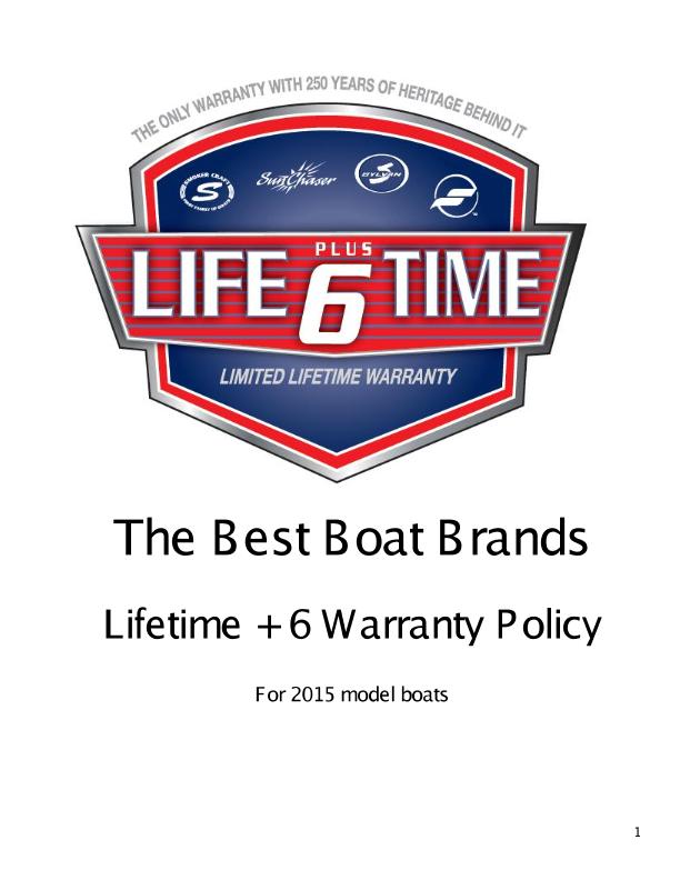 Starcraft, Sylvan & Sun Chaser Warranty